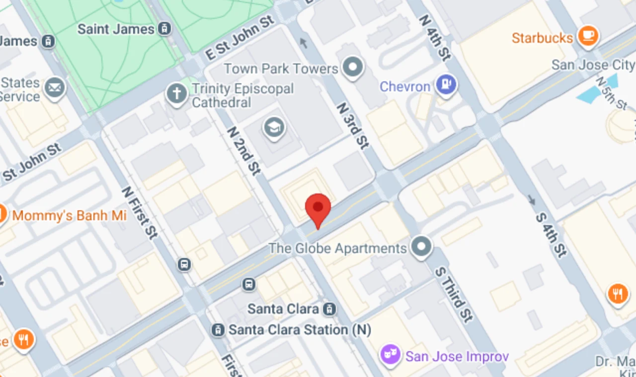 Google Maps: 75 E Santa Clara St., San Jose, CA
